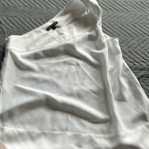 Banana republic large 1 arm dress up tank white